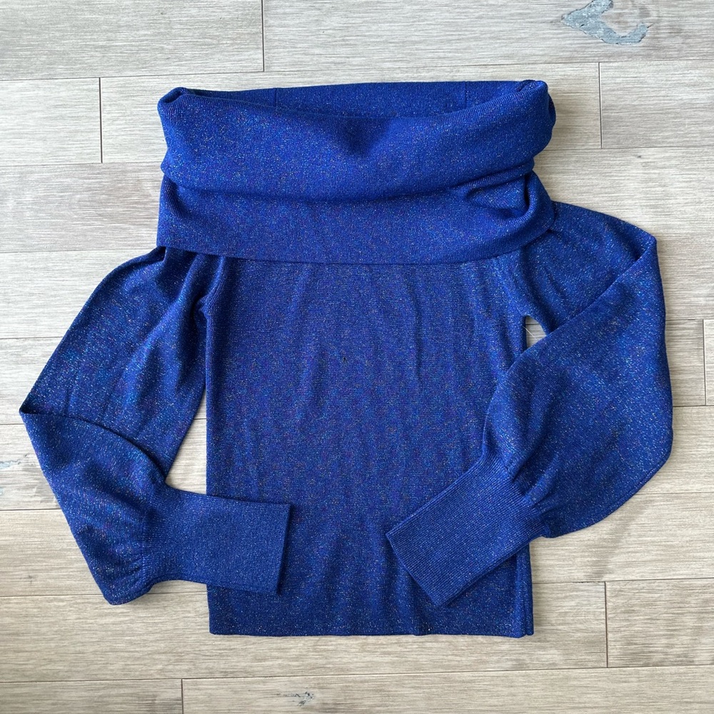 NWT‎ Anthropologie Wool Sweater Blue Small